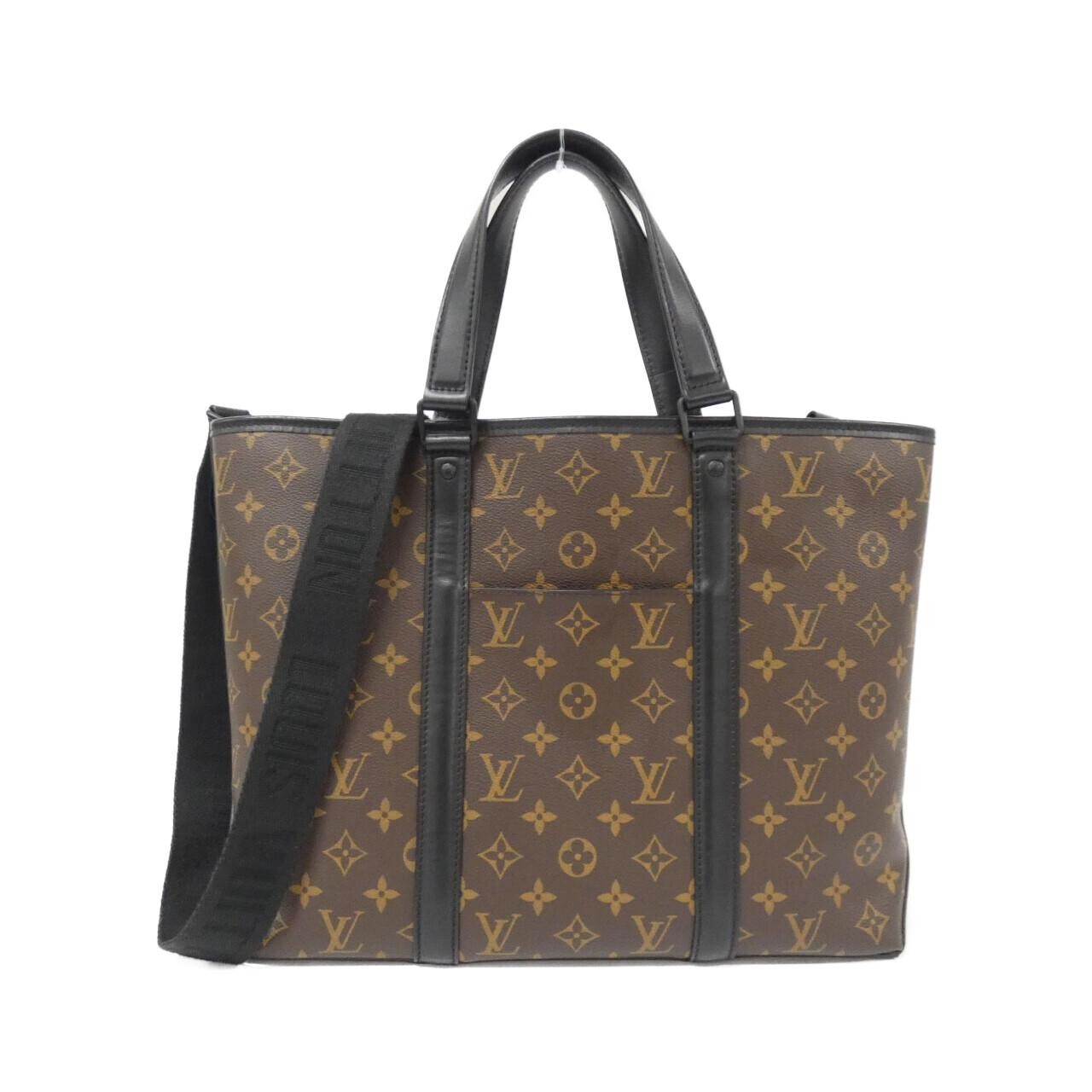 Louis Vuitton Monogram Macassar Weekend Tote Bag