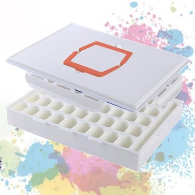 Leere Aquarellfarbenpalette Gouache Mischpalette für Bastler Künstler
