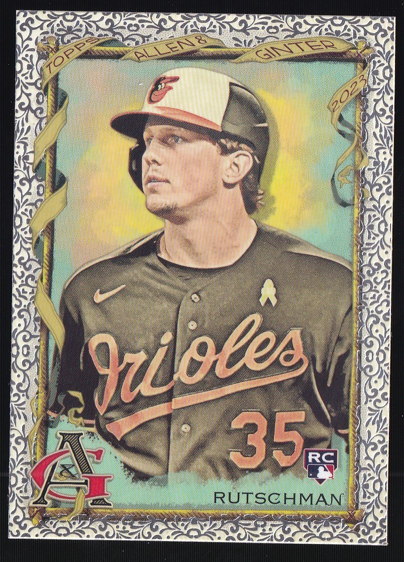 2023 Topps Allen & Ginter Foil Filigree Adley Rutschman #68 Rookie RC