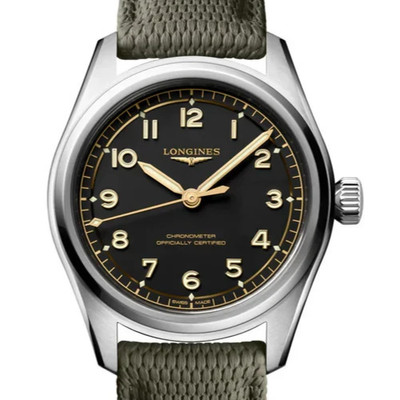 Longines Spirit Pilot Longines black dial 39mm L3.809.4.53.9