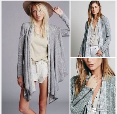 Free People In The Loop Open Oversized Cardigan Size Medium FLAWLESS $148