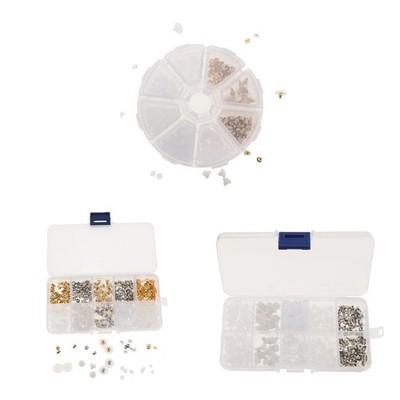 400/550/580 Stck. Zum Selbermachen Ohrring Rückseiten Set Schmuck Ohrringe Block Fundstücke