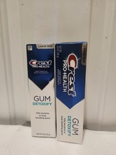 Crest Pro Health Toothpaste Gum Detoxify Deep Clean 4.8 oz Large Size 2 Pack