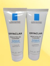 LA ROCHE POSAY EFFACLAR MEDICATED GEL CLEANSER 3.4 OZ NWOB EXP: 2028 LOT OF 2