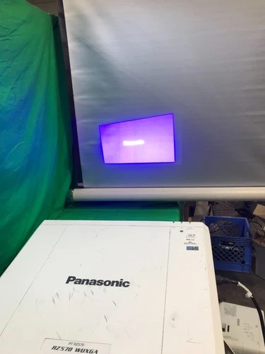 Panasonic PT-RZ570 DLP 6k laser Projector w/ standard Lens W/8154 lamp  HRS*