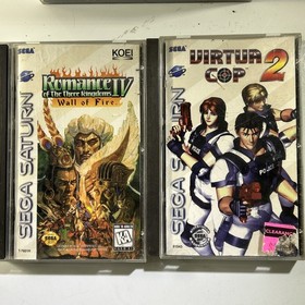 Sega Saturn Game Case With Manual Lot Of 10 *No Disc Included