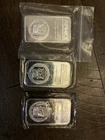 APMEX - 1 Oz Silver Bar x 3