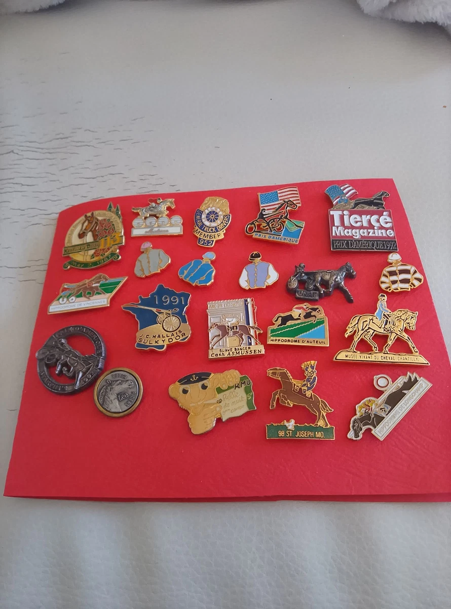 Lot De 2 Pin's Français Des Jeux PMU – Collection – Occasion