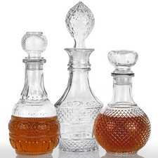 LAWADACH Liquor Decanters Whiskey Decanter Set - Creative Glass Decanter for ...