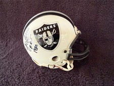 Jim Otto signed Raiders Mini-helmet #2 - HOF, Hall of Fame, AFL, Hurricanes