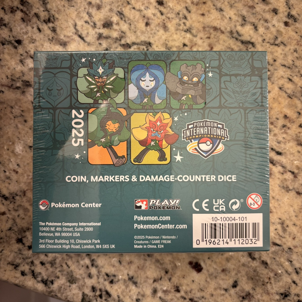 Pokemon International EUIC 2025 Ogerpon Dice Set - New Ships Pokemon International EUIC 2025 Ogerpon Dice Set - New Ships