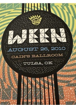 WEEN / GENE WEEN   TODD SLATER & JUSTIN HELTON CONCERT POSTER LOT