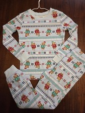 Boys Gymboree Pajamas Christmas Holiday Bears Size 6