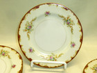 6X VTG 1950s Harmony House Fine China Wembley Bread Plates Floral Japan 6 3/8" — photo 3