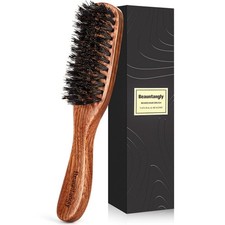 Hair Brush for Men, 100 Boar Bristle Hair Brush for Men Women s Hair Smoothin