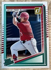 2025 PANINI DONRUSS BASEBALL RINTARO SASAKI ARTIST PROOF PROSPECT SP #127 #06/25