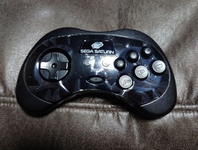 Sega Saturn Wireless Controller 8-Button Arcade Pad V2 Black for PC/MAC