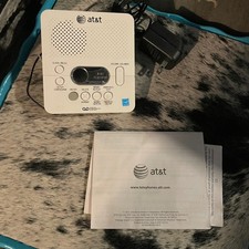 AT&T 1740 Digital Answering System Machine Telephone Corded TESTED White