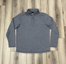 Under Armour Golf Coldgear Mens XL Gray 1/4 Snap-Button UA Pullover Sweatshirt