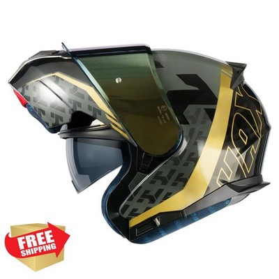 HAX Amatista Helmet Wind Gold Small DOT/ECE Approved