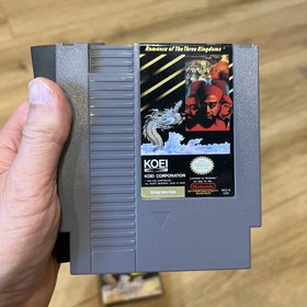 Romance of the Three Kingdoms Nintendo NES CIB Complete In Box Poster Manual 