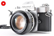 [N Mint] Nikon Nikomat EL Silver 35mm Film Camera + NIKKOR 50mm f/1.4 Lens #8687