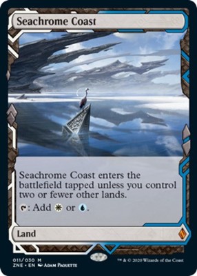 [1x] Seachrome Coast - Foil Near Mint, English ZNR: Extras MTG Magic