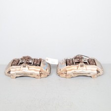 2004-2010 Porsche Cayenne Front Brake Caliper Set Brembo Silver 18zr 18zl Oem
