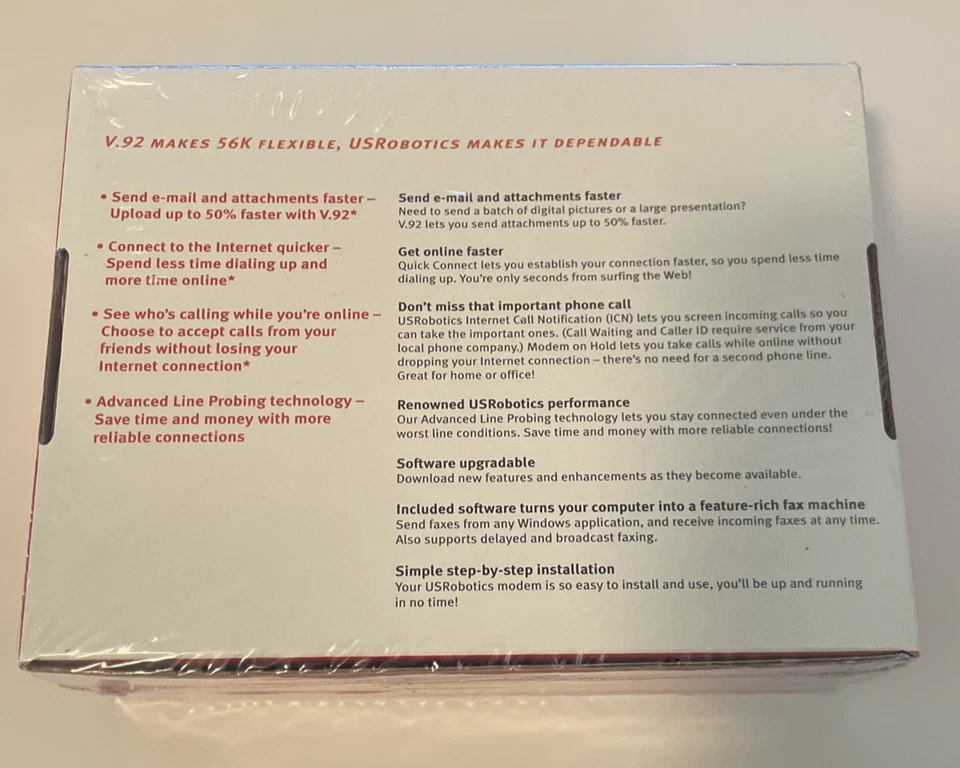 56k Faxmodem PCI for Windows USR USR5699B US Robotics - Image 3 of 3