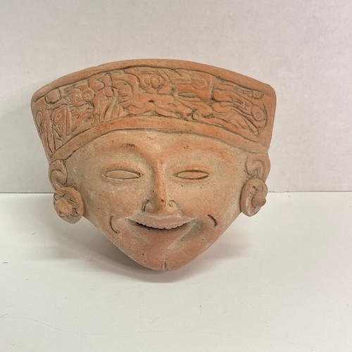 Pre-Columbian Classic Veracruz "Sonriente" Ceramic Head Fragment