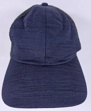 Men's Blue Gray Level Wear Snapback Hat Cap Golf Golfing Adjustable