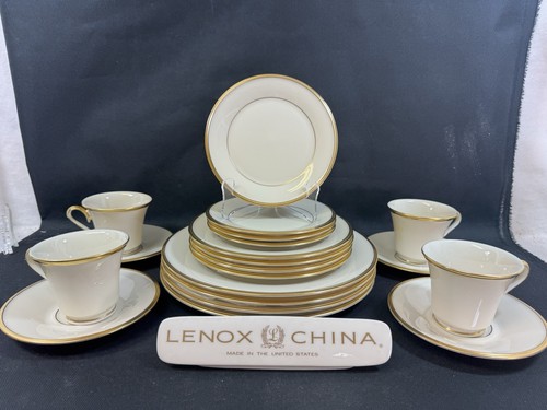 Lenox Eternal Bone China~(Set of 4)~5 Pc Place Setting~1st Quality~20 Piece~USA