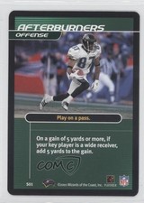 2001-02 NFL Showdown 1st Edition Strategy Offense Afterburners #S01 0c4