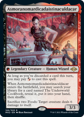 MTG Asmoranomardicadaistinaculdacar - Foil, Modern Horizons 2, Lightly Played, E