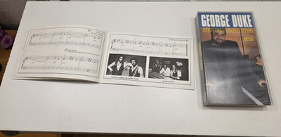George Duke VHS Keyboard Improvisation DCI Musik Video Jazz Piano mit Noten !