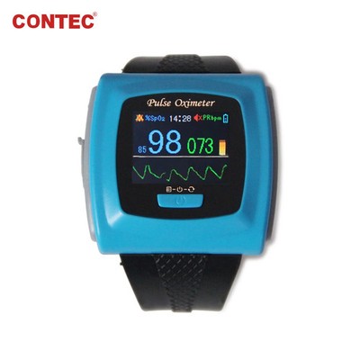 Wrist Pulse Oximeter Spo2 Monitor Daily And Overnight Sleep Wearable CMS50F