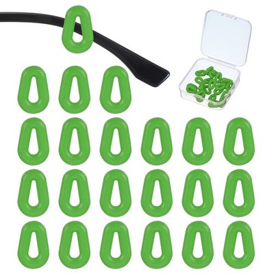 Brille in Form von für Ear Grip, 12 Paar mit Box, grün