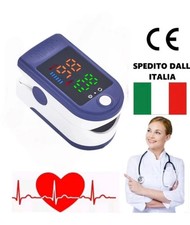 Saturimetro Da Dito Ossimetro Per Misurare Ossigeno Pulsossimetro Portatile