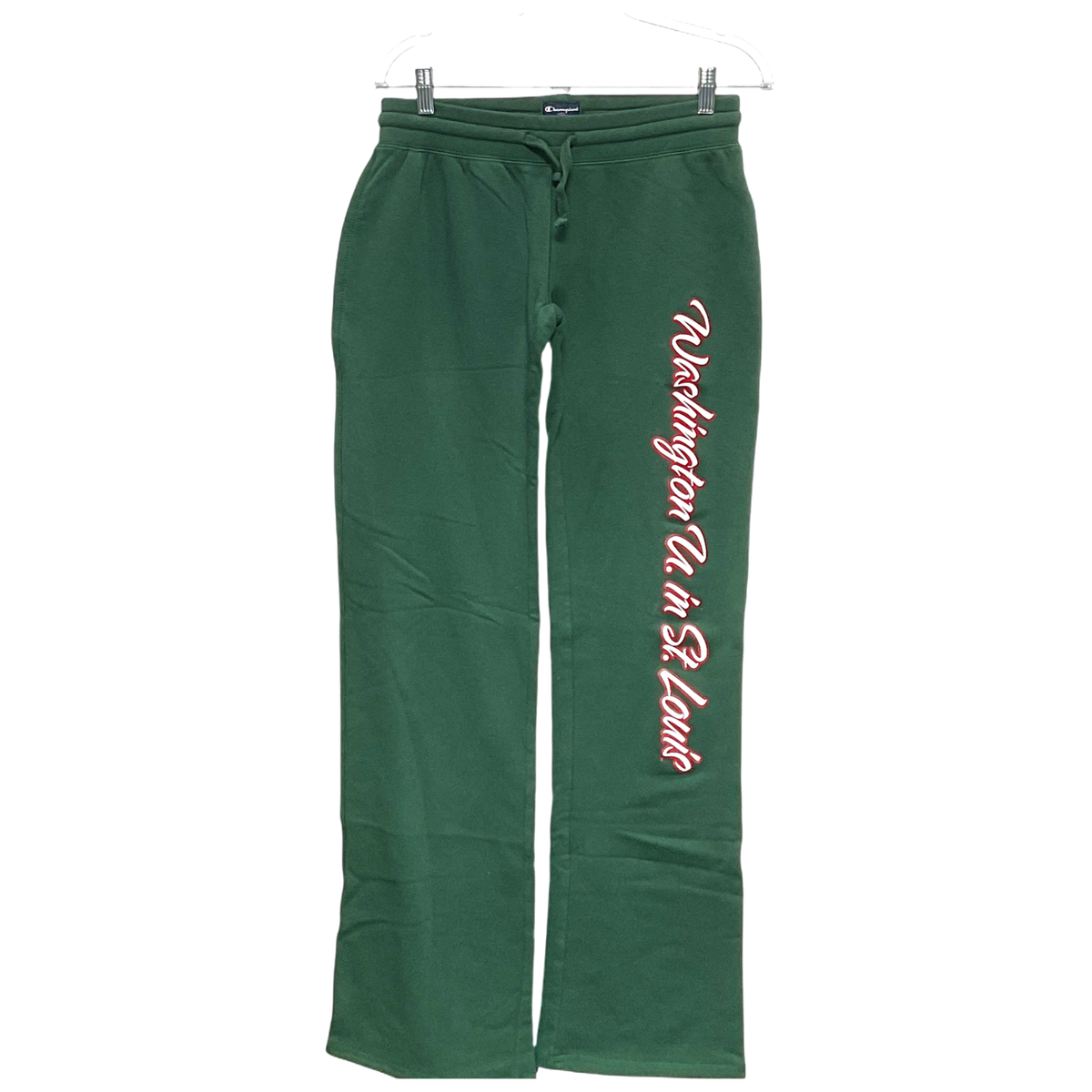 Fashion Sweatpants Champion Sweatpants Green Womens Fleece Wide