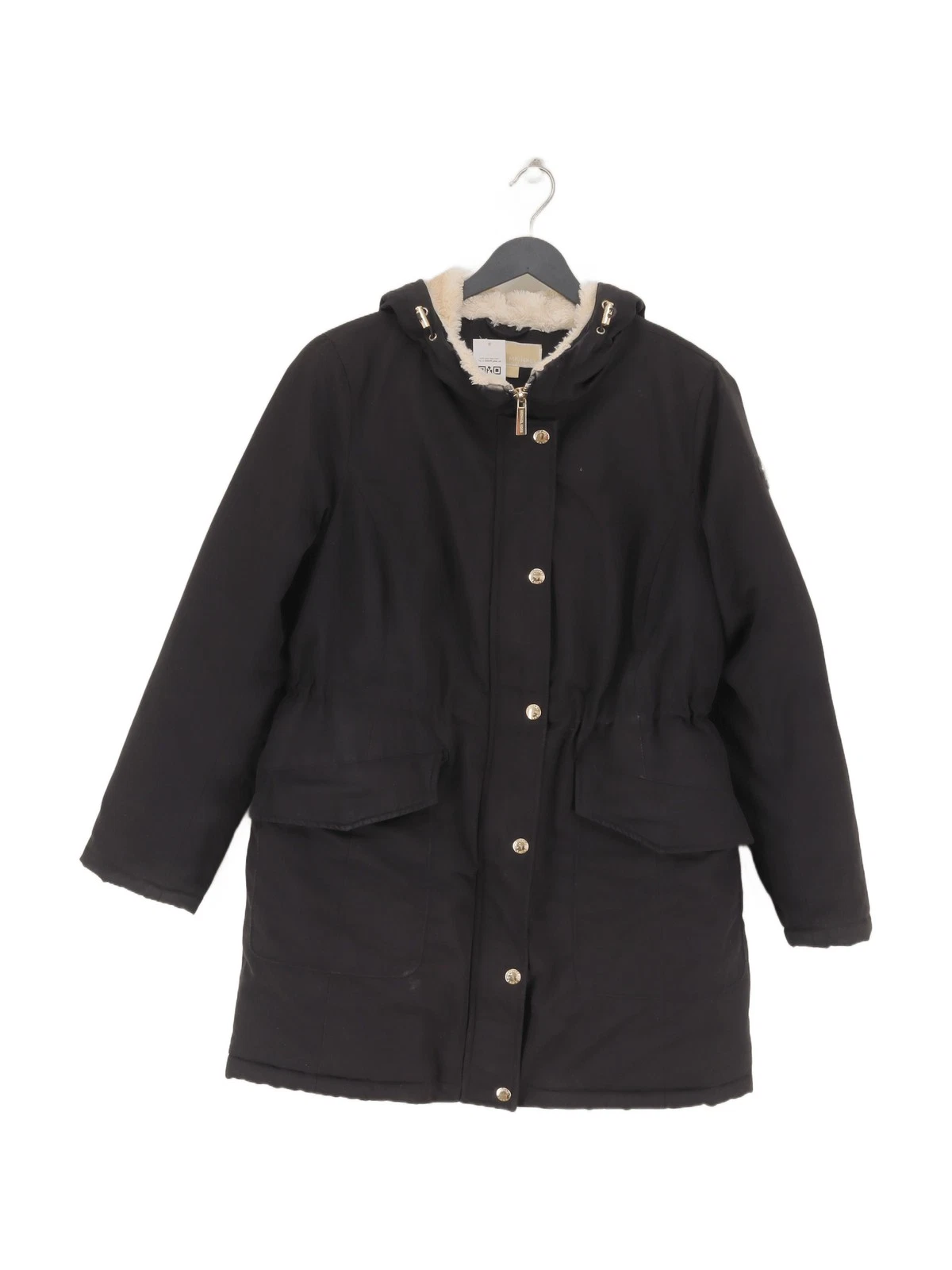 Michael Kors Cappotto Donna M Nero 100% Poliestere Parka