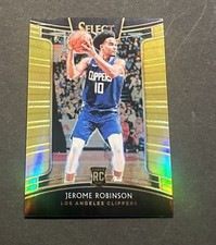 2018-19 SELECT JEROME ROBINSON CONCOURSE GOLD PRIZM REFRACTOR RC #’d 04/10!