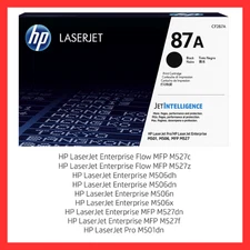 HP CF287A 87A standart Black Toner Cartridge - M506 Series, MFP M527 - Genuine