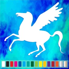 PEGASUS Silhouette cut vinyl decal #1 car window sticker Flying Horse