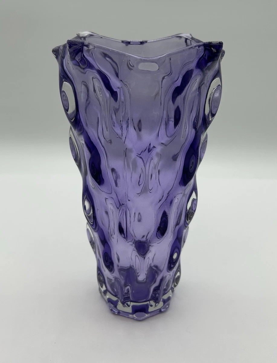 紫色水晶花瓶花瓶| eBay