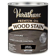 Varathane Premium Wood Stain, Oil Based, Gray Stone, 1 Quart 381114 Varathane