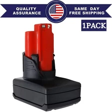 New For Milwaukee For M12 12V Lithium 6.0Ah Extended Capacity Battery 48-11-2411