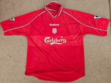 Maglia Liverpool FC Litmanen 37 Home 00-01 01-02 Toppe Premier League 42/44"
