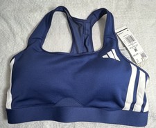 NWT  Women Adidas powereact Essentials 3 stripes M Support Bra
