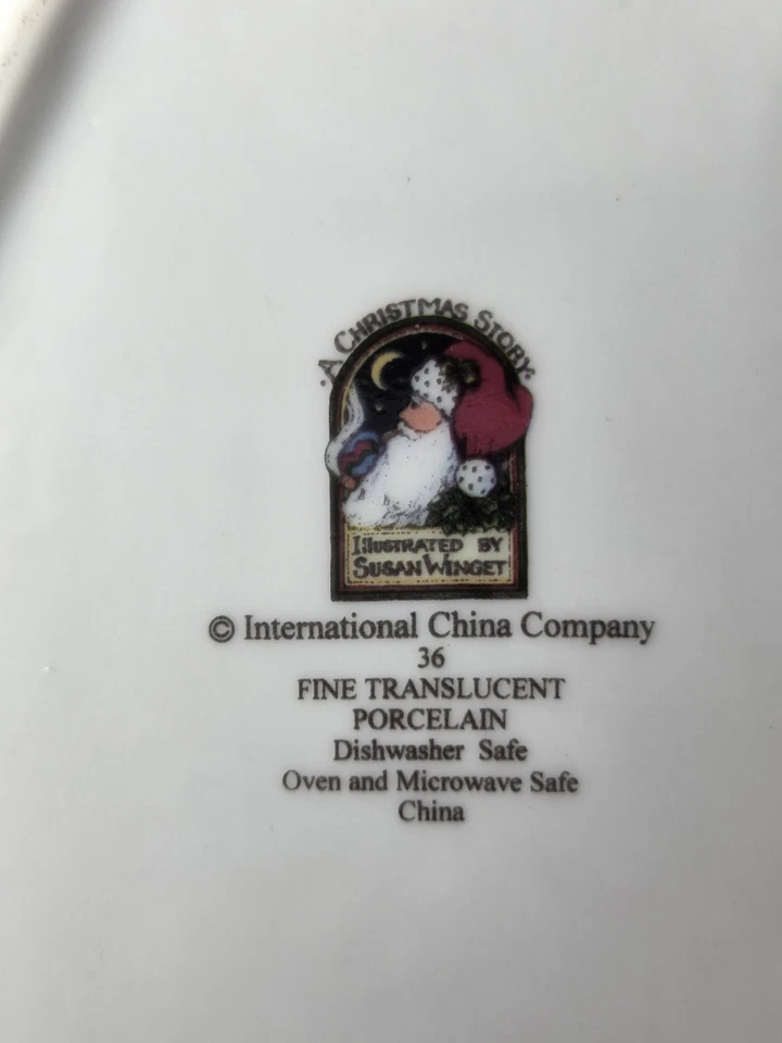 A CHRISTMAS STORY By Susan WINGET Visions of Sugar Plums Prato em Forma de Árvore - Imagem 2 de 4