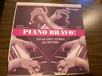 [ANOMALY] Piano Bravo!   Omega OSL-45   Effenbach 2 Pianos   Milhaud Debussy EX+